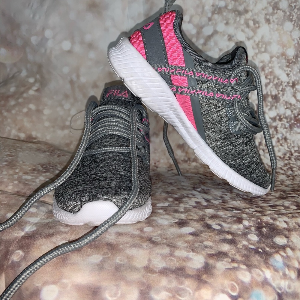 Pink and Gray Fila